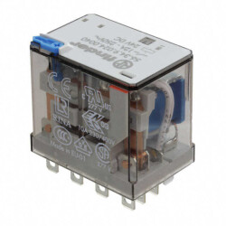 General Purpose Relay 4PDT (4 Form C) 24VDC Coil Socketable - Finder Relays, Inc.