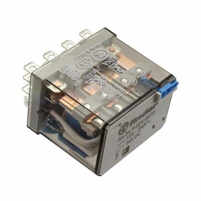 General Purpose Relay 4PDT (4 Form C) 24VDC Coil Socketable - 1