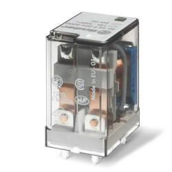 General Purpose Relay DPDT (2 Form C) 24VDC Coil Through Hole - Finder Relays, Inc.