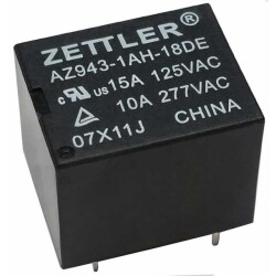 General Purpose Relay SPDT (1 Form C) 24VDC Coil Through Hole - American Zettler