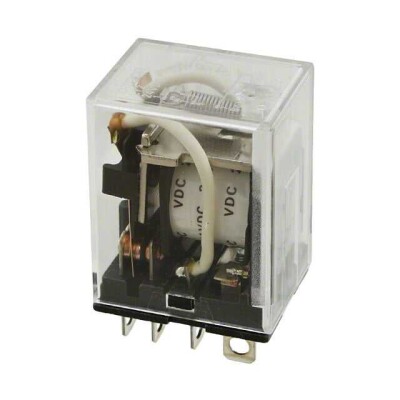 General Purpose Relay DPDT (2 Form C) 12VDC Coil Socketable - 1