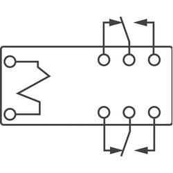 General Purpose Relay DPDT (2 Form C) 12VDC Coil Through Hole - 3