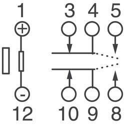 General Purpose Relay DPDT (2 Form C) Surface Mount - TE Connectivity Potter & Brumfield Relays (1)