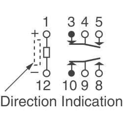 General Purpose Relay DPDT (2 Form C) Through Hole - 3