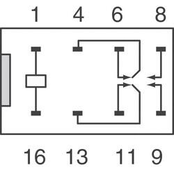 General Purpose Relay DPDT (2 Form C) Through Hole - 4