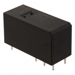 General Purpose Relay DPDT (2 Form C) 12VDC Coil Through Hole - Omron Electronics Inc-EMC Div