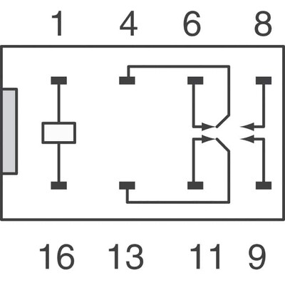 General Purpose Relay DPDT (2 Form C) Through Hole - 3
