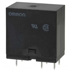 General Purpose Relay DPST-NO (2 Form A) 12VDC Coil Through Hole - Omron Electronics Inc-EMC Div