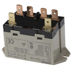 General Purpose Relay DPST-NO (2 Form A) 24VDC Coil Chassis Mount - Omron Electronics Inc-EMC Div