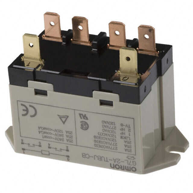General Purpose Relay DPST-NO (2 Form A) 24VDC Coil Chassis Mount