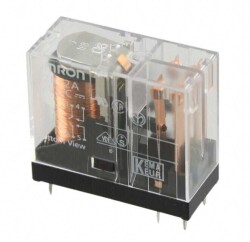 General Purpose Relay DPST-NO (2 Form A) 48VDC Coil Through Hole - Omron Electronics Inc-EMC Div