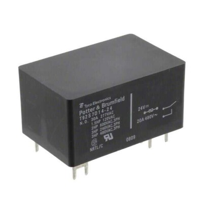 General Purpose Relay DPST-NO (2 Form A) 12VDC Coil Through Hole - 1