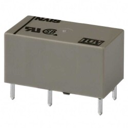 General Purpose Relay DPST-NO/NC (1 Form A, 1 Form B) 12VDC Coil Through Hole - Panasonic Electric Works