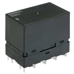 General Purpose Relay 4PST-NO (4 Form A) 12VDC Coil Through Hole - Omron Electronics Inc-EMC Div
