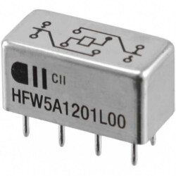 General Purpose Relay DPDT (2 Form C) 26.5VDC Coil Through Hole - TE Connectivity Aerospace, Defense and Marine