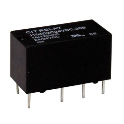 General Purpose Relay DPDT (2 Form C) Through Hole - CIT Relay and Switch