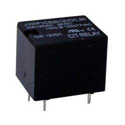 General Purpose Relay SPDT (1 Form C) 12VDC Coil Through Hole - CIT Relay and Switch