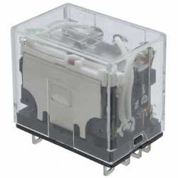 General Purpose Relay 4PDT (4 Form C) 24VDC Coil Socketable - Omron Automation and Safety