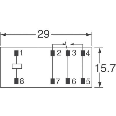 General Purpose Relay SPDT (1 Form C) 24VDC Coil Through Hole - 3