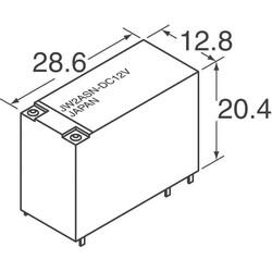 General Purpose Relay SPDT (1 Form C) 24VDC Coil Through Hole - 2