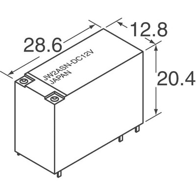 General Purpose Relay SPDT (1 Form C) 24VDC Coil Through Hole - 2