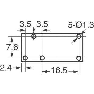 General Purpose Relay SPDT (1 Form C) 24VDC Coil Through Hole - 3