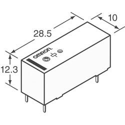 General Purpose Relay SPDT (1 Form C) 48VDC Coil Through Hole - Omron Electronics Inc-EMC Div (1)
