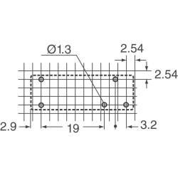 General Purpose Relay SPDT (1 Form C) 24VDC Coil Through Hole - 4