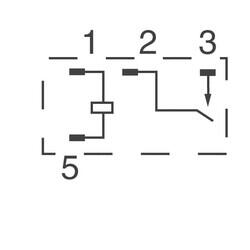 General Purpose Relay SPST-NO (1 Form A) 12VDC Coil Through Hole - 4