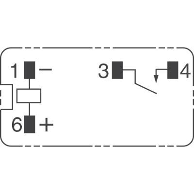 General Purpose Relay SPST-NO (1 Form A) 20VDC Coil Through Hole - 2