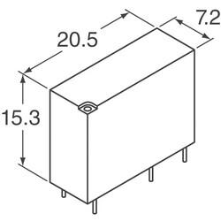 General Purpose Relay SPST-NO (1 Form A) 5VDC Coil Through Hole - 3