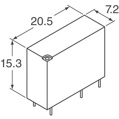 General Purpose Relay SPST-NO (1 Form A) 5VDC Coil Through Hole - 3