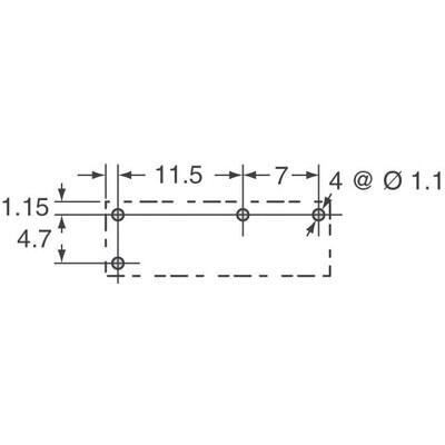 General Purpose Relay SPST-NO (1 Form A) 5VDC Coil Through Hole - 4