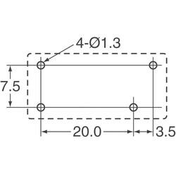 General Purpose Relay SPST-NO (1 Form A) 5VDC Coil Through Hole - 3