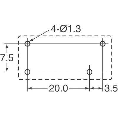 General Purpose Relay SPST-NO (1 Form A) 5VDC Coil Through Hole - 3