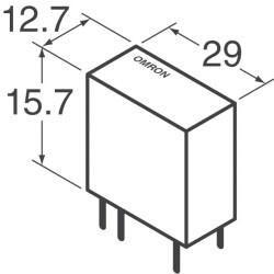 General Purpose Relay SPST-NO (1 Form A) 24VDC Coil Through Hole - 2