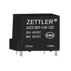 General Purpose Relay SPST-NO (1 Form A) 12VDC Coil Through Hole - American Zettler