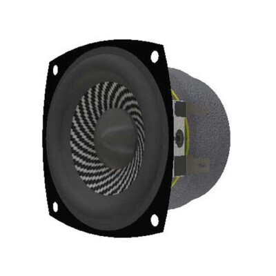 8 Ohms General Purpose Speaker 7 W 70 Hz ~ 20 kHz Top Round, Square Frame - 1