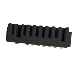 8 Position Receptacle, Female Blade Sockets Connector Solder 0.079