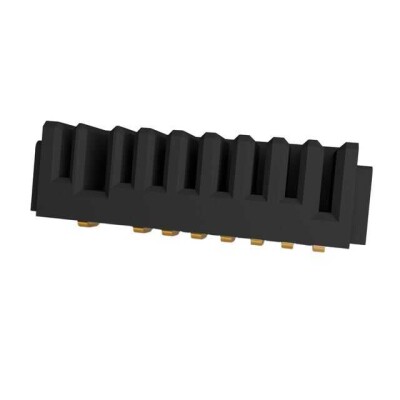 8 Position Receptacle, Female Blade Sockets Connector Solder 0.079