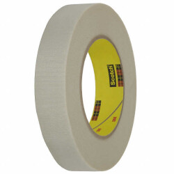Glass Cloth Tape Silicone Thermosetting Adhesive White 1.00