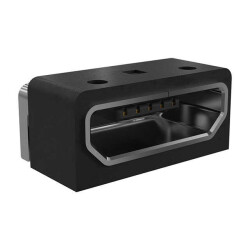USB - micro B Receptacle Connector 5 Position Surface Mount, Right Angle - Amphenol ICC (Commercial Products)