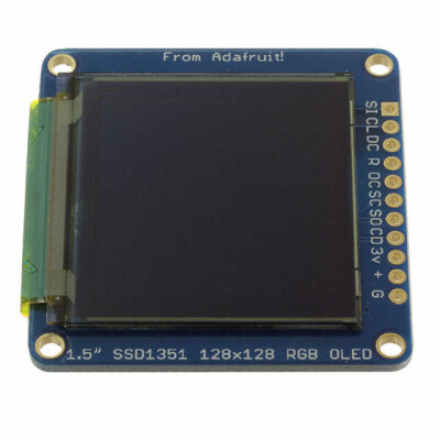Graphic LCD Display Module Red, Green, Blue (RGB) OLED - Passive Matrix Parallel/Serial 1.5