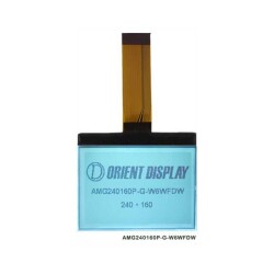 Graphic LCD Display Module Transflective Black FSTN - Film Super-Twisted Nematic Parallel 2.5