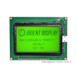 Graphic LCD Display Module Transflective Dark Blue STN - Super-Twisted Nematic Parallel 2.9