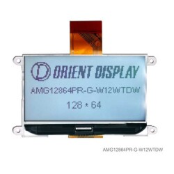 Graphic LCD Display Module Transmissive Black STN - Super-Twisted Nematic Parallel, Serial 2.9