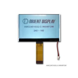 Graphic LCD Display Module Transflective Black FSTN - Film Super-Twisted Nematic Parallel 3.9