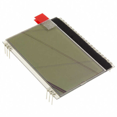 Graphic LCD Display Module Transflective Black FSTN - Film Super-Twisted Nematic SPI 128 x 64 - 1