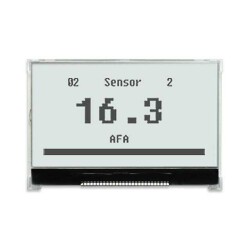 Graphic LCD Display Module Transflective Black (White - Inverted) FSTN - Film Super-Twisted Nematic Parallel/Serial 128 x 64 - Newhaven Display Intl