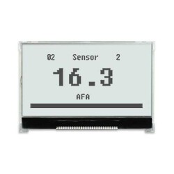 Graphic LCD Display Module Transflective Black (White - Inverted) FSTN - Film Super-Twisted Nematic Parallel/Serial 128 x 64 - 1